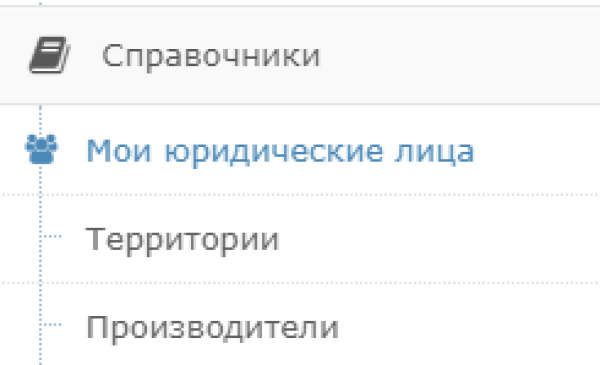Список юридических лиц